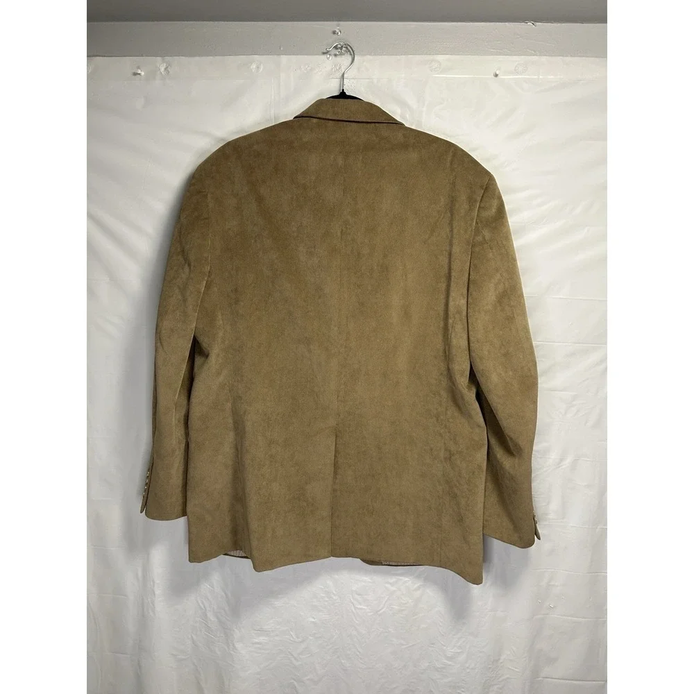 Lauren Ralph‎ Lauren Corduroy Blazer Men's 42R Brown 2 Button Nylon Stretch